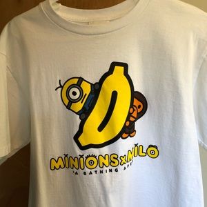 Bape Baby Milo x Minions shirt